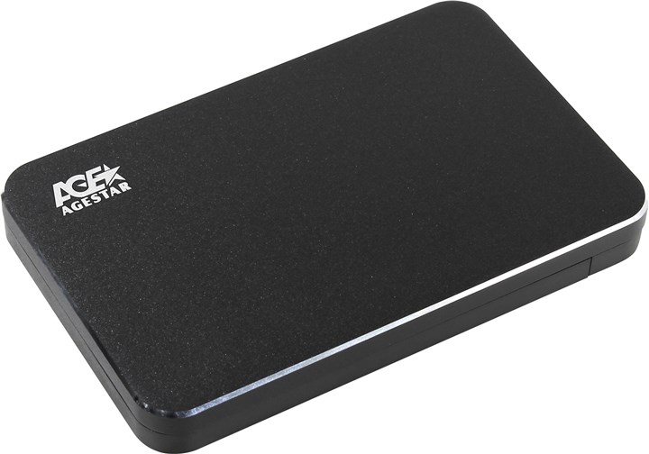 

Внешний бокс AgeStar 1x 2.5" USB 3.1, черный (31UB2A18), 31UB2A18