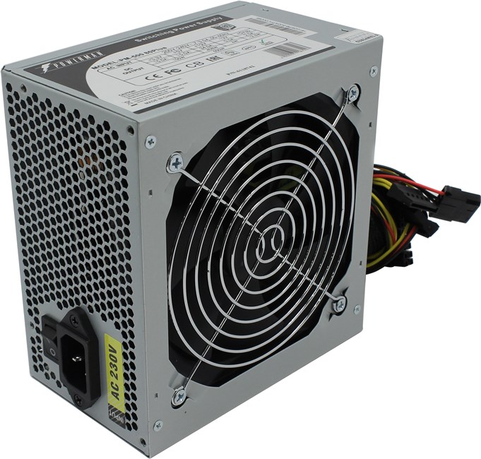 

Блок питания 500 Вт ATX POWERMAN PM-500 80Plus, 120 мм, 80 Plus (6118742), PM-500 80Plus