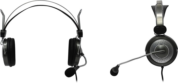 Проводная гарнитура Genius HS-04SU, серый