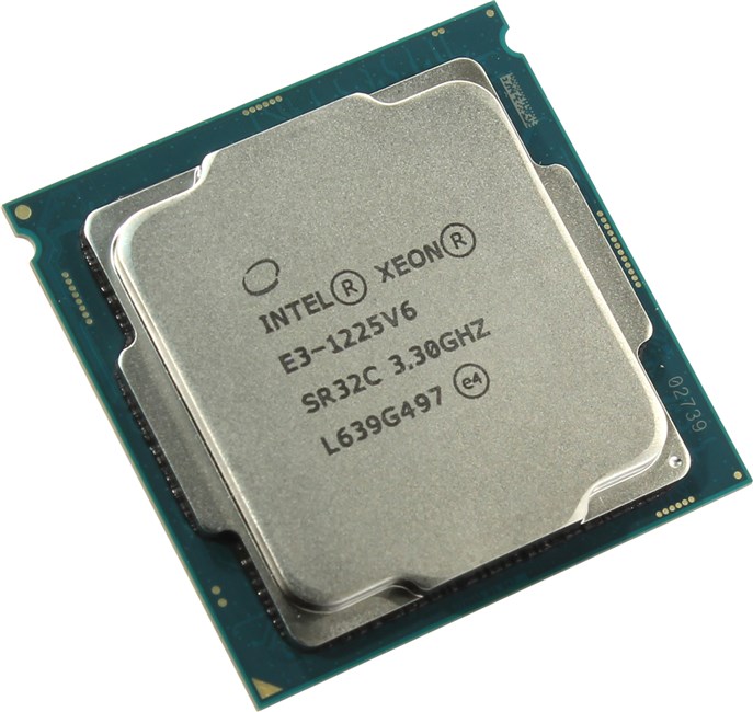 

Процессор Intel Xeon E3-1225v6, 3.3GHz, 4C/4T, 8Mb, TDP-73Вт, LGA1151, tray (CM8067702871024SR32C), 1225v6