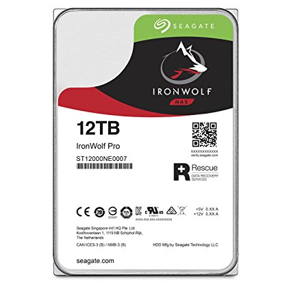Жесткий диск (HDD) Seagate 12Tb Ironwolf Pro (ST12000NE0007)