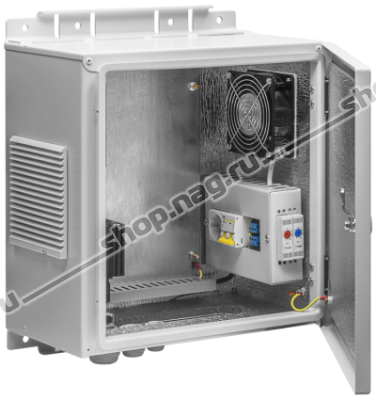 Шкаф телекоммуникационный настенный 400x250 мм, металл, серый, в сборе, SNR SNR-OWC-404025-IP54
