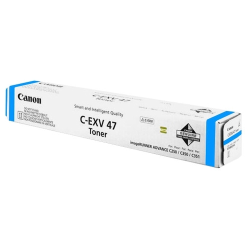 

Картридж лазерный Canon C-EXV47/8517B002, голубой, 21500 страниц, оригинальный для Canon iR Adv C250i/C255i/C256i/C350i/C351i/C355i/C356i, C-EXV47