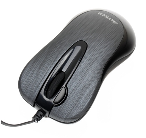 Мышь A4Tech N-60F-1, USB, черный