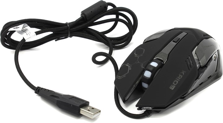 

Мышь проводная Jet.A JA-GH31, 2400dpi, оптическая светодиодная, USB, черный, JA-GH31
