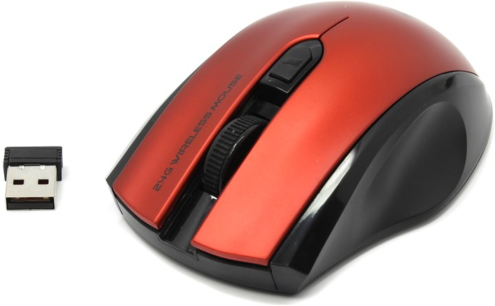 

Мышь беспроводная Jet.A OM-U50G, 1600dpi, оптическая светодиодная, Wireless, USB, красный, OM-U50G Red USB