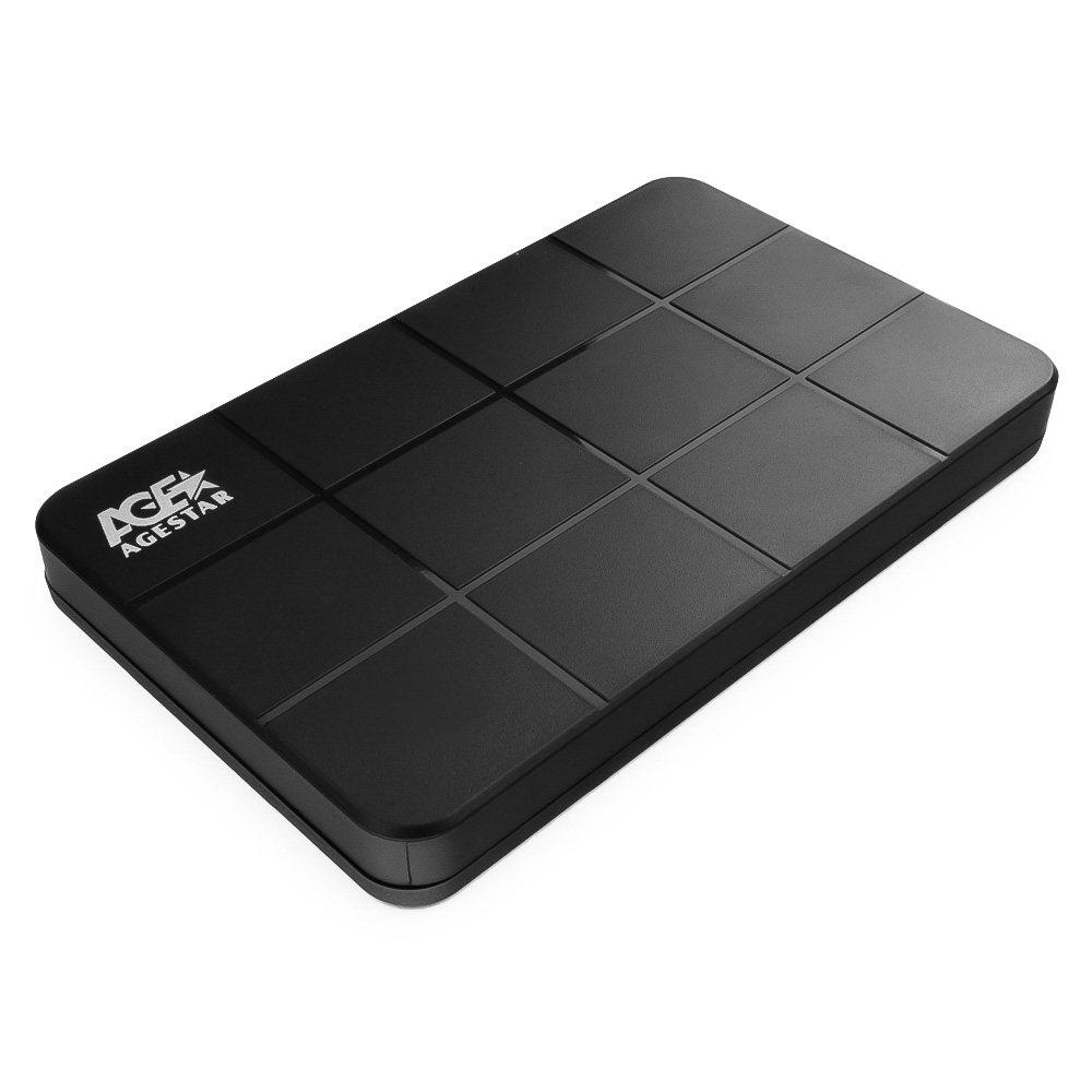 

Внешний бокс AgeStar 1x 2.5" USB 3.0, черный (3UB2P1), 3UB2P1
