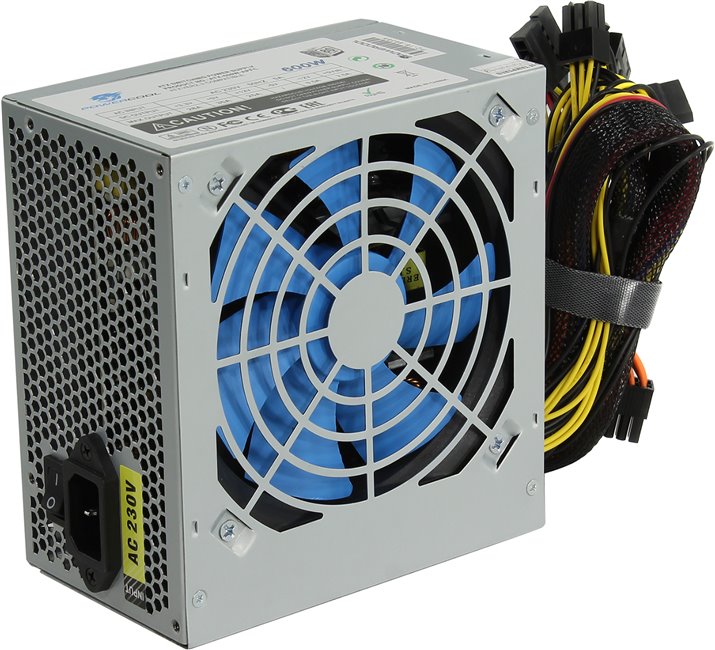 

Блок питания 600Вт ATX PowerCool PC600-120-APFC-80P-O, 120 мм, PC600-120-APFC-80P-O