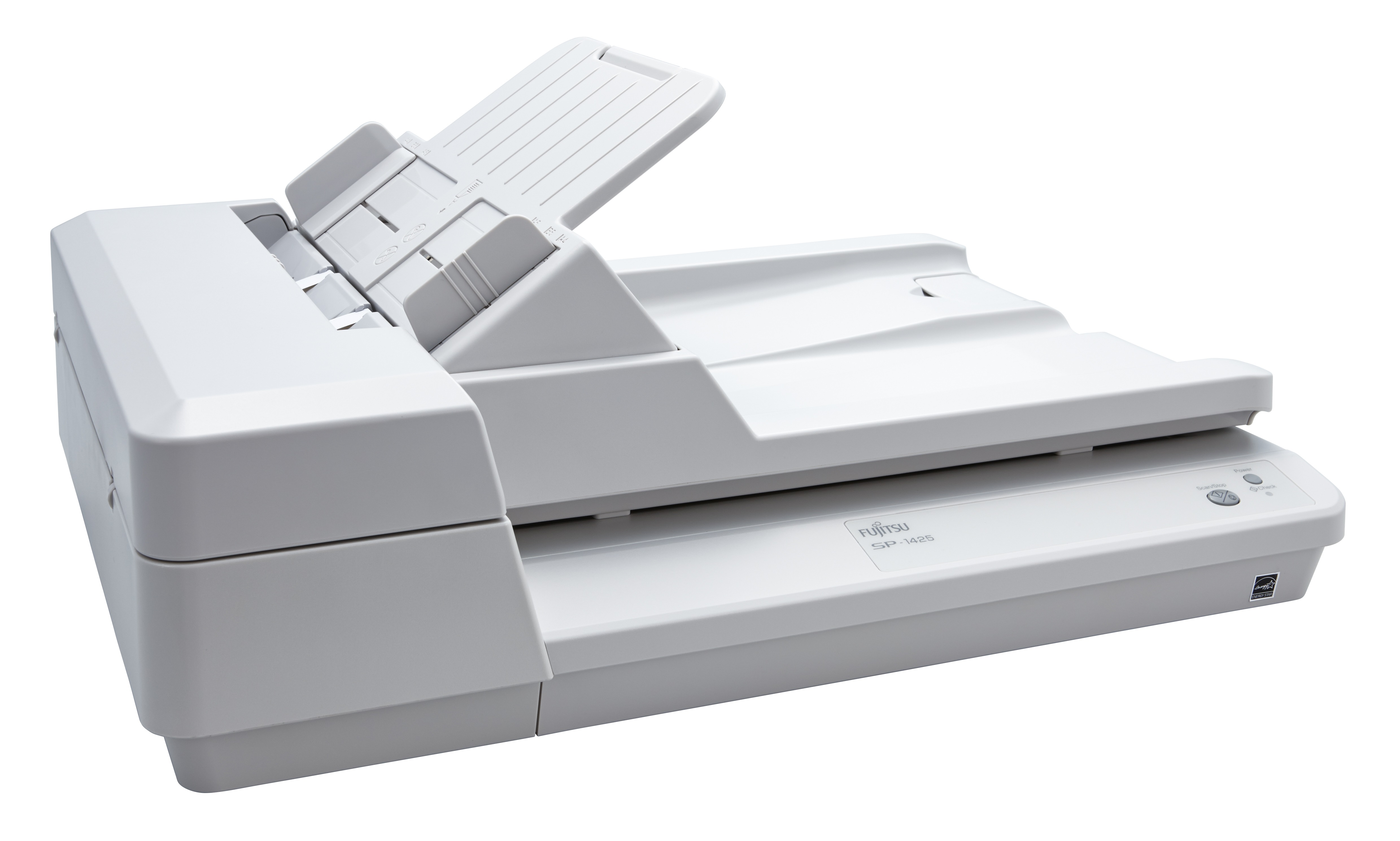 

Сканер протяжный Fujitsu ScanPartner SP1425, A4, CIS, 600x600dpi, ДАПД 50 листов, ч/б 25 стр/мин, USB (PA03753-B001), SP1425