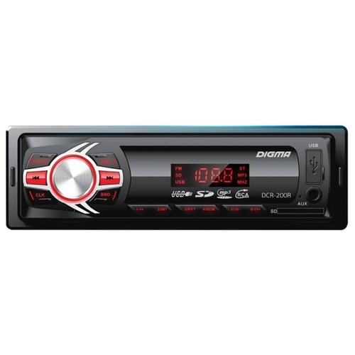 

Автомагнитола Digma DCR-200R, 1 DIN, 4x45 Вт, USB, DCR-200R