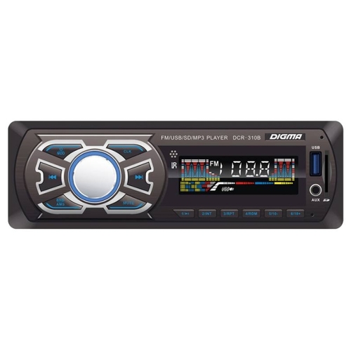 

Автомагнитола Digma DCR-310B, 1 DIN, 4x45 Вт, USB, DCR-310B