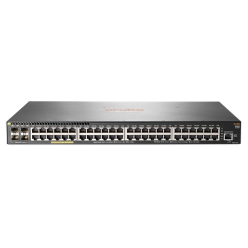 

Коммутатор HPE Aruba 2930F, управляемый, кол-во портов: 48x1 Гбит/с, кол-во SFP/uplink: SFP+ 4x10 Гбит/с, установка в стойку, PoE: 48шт.x30Вт (макс. 370Вт) (JL256A), Aruba 2930F