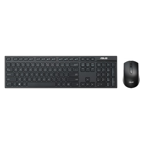 

Клавиатура + мышь ASUS W2500 , беспроводной, USB, черный (90XB0440-BKM040), W2500