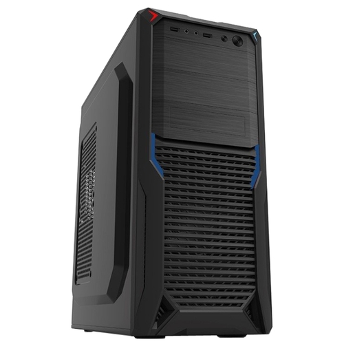 Корпус PowerCool S2012BK, ATX, Midi-Tower, черный, 500 Вт