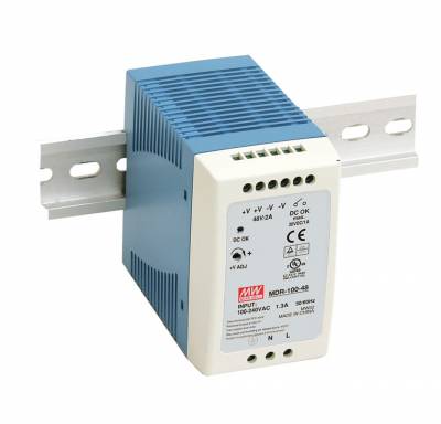 Блок питания Mean Well MDR-100-24 24V, 4A, 100W на DIN-рейку (MDR-100-24 MW)