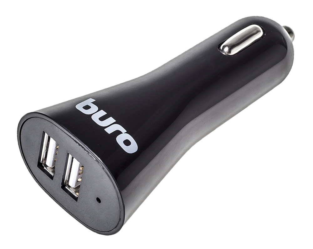 

Автомобильное зарядное устройство Buro TJ-201B, 2xUSB, 4.8А, черный, TJ-201B