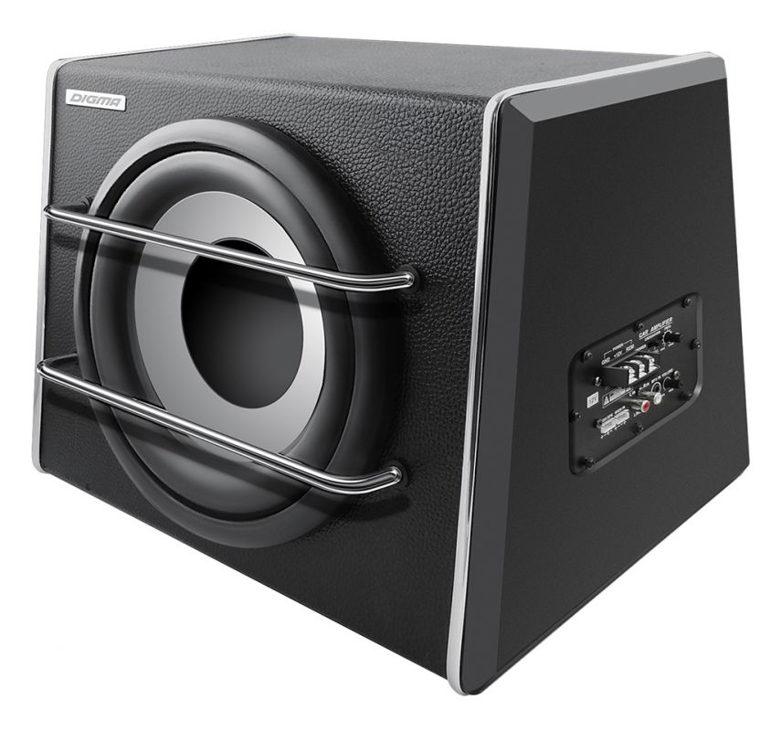 

Автомобильный сабвуфер Digma DCS-100, 10" (25см), DCS-100