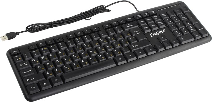 Клавиатура Exegate LY-331L, USB, черный