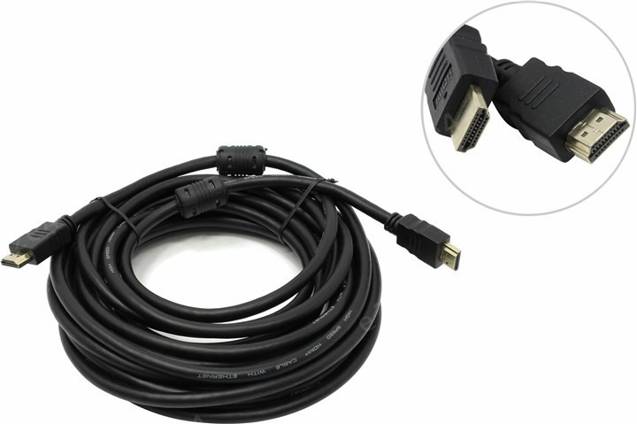 Кабель HDMI(19M)-HDMI(19M) v2.0+3D/Ethernet, Telecom, 7.5m (TCG200F-7.5M) - фото 1