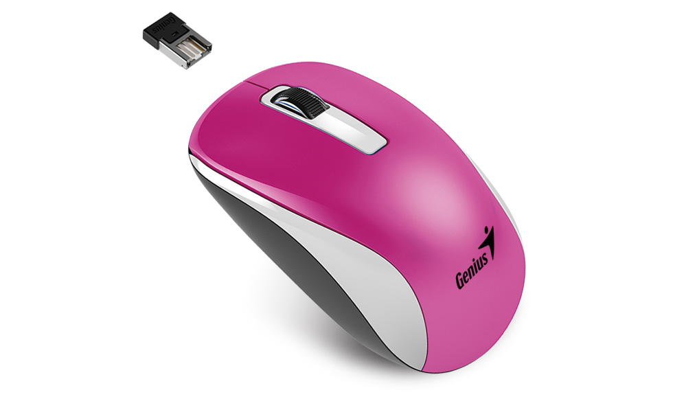 Мышь беспроводная Genius NX-7010 Magenta USB, 1600dpi