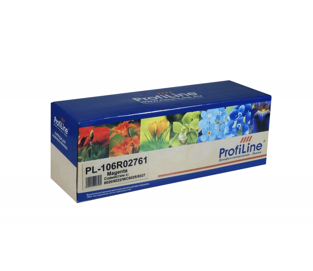 

Картридж лазерный ProfiLine PL-106R02761 (106R02761), пурпурный, 1000 страниц, совместимый для Xerox Phaser 6020/6022, WC 6025/6027 без чипа