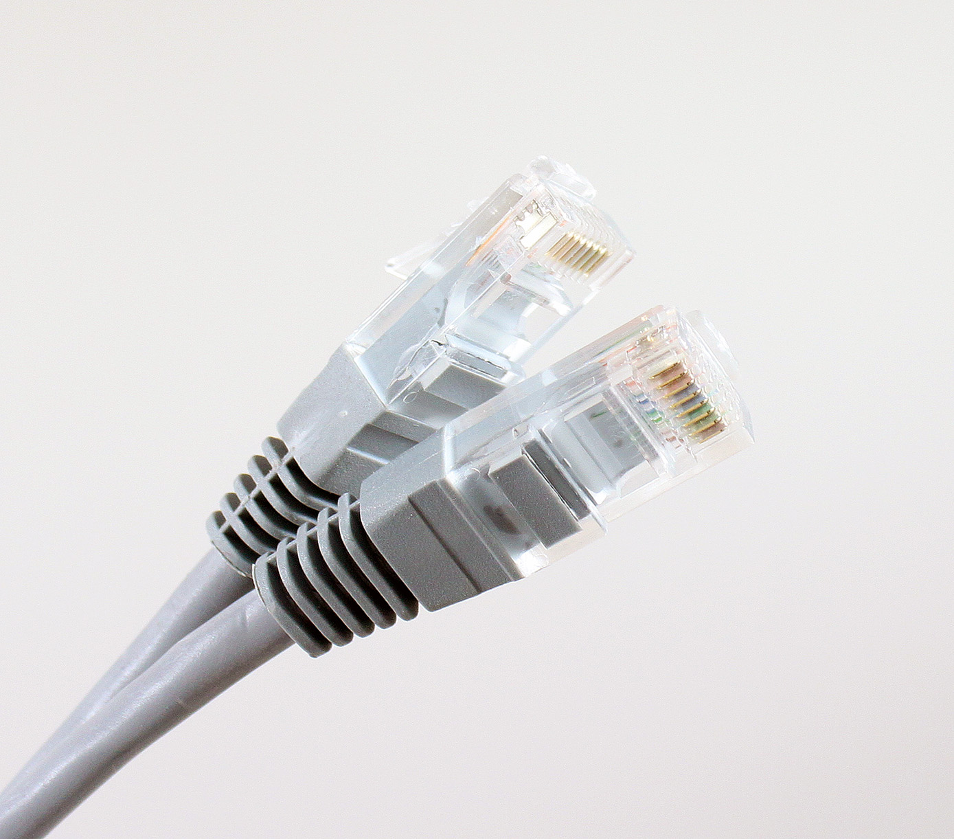 Патч-корд UTP кат.5e, 0.5м, RJ45-RJ45, серый, TELECOM (NA102-0.5M/NA102_GREY_0.50M)