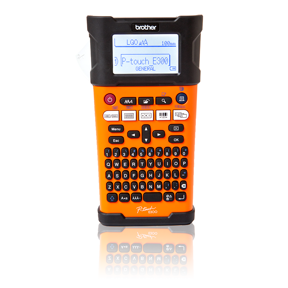 

Принтер наклеек Brother P-touch PT-E300VP, термотрансфер, 18мм (PTE300VPR1), PT-E300VP