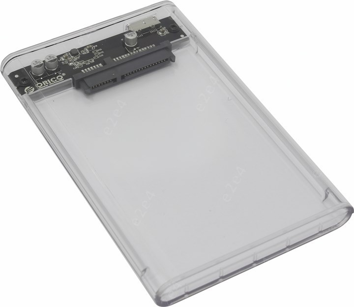 

Внешний бокс Orico 1x 2.5" USB 3.0, прозрачный (2139U3-CR), 2139U3