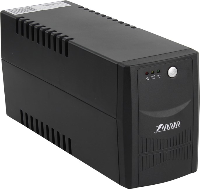 

ИБП Powerman Back Pro 600I Plus, 600VA, 360W, IEC, розеток - 4, USB, черный, Back Pro 600I Plus