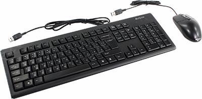 Клавиатура + мышь A4Tech KRS-8372, USB, черный