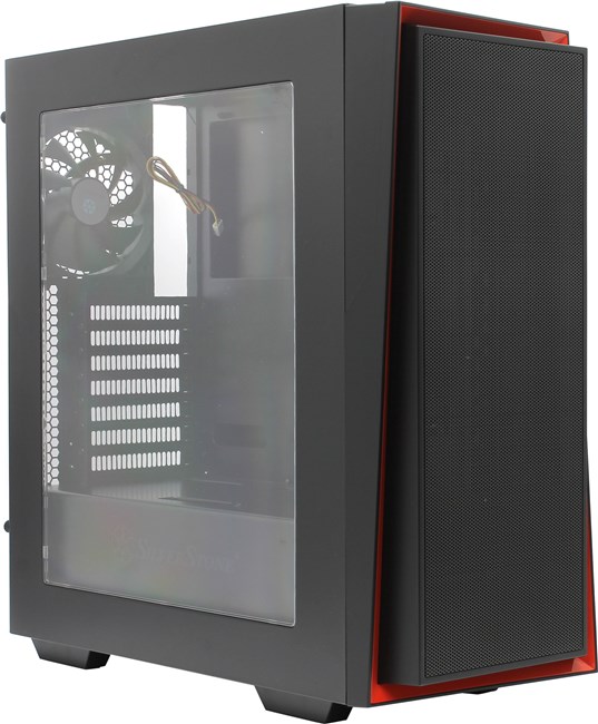

Корпус SilverStone RL06BR-W, ATX, Midi-Tower, 2xUSB 3.0, черный/красный, Без БП (SST-RL06BR-W), RL06BR-W