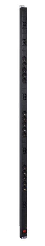 

Блок розеток (PDU) Rem R-16-15S-10C13-V-1820, 42U, кол-во розеток:25 (15xЕвро/10xC13), черный/серебристый (30112224311), R-16-15S-10C13-V-1820