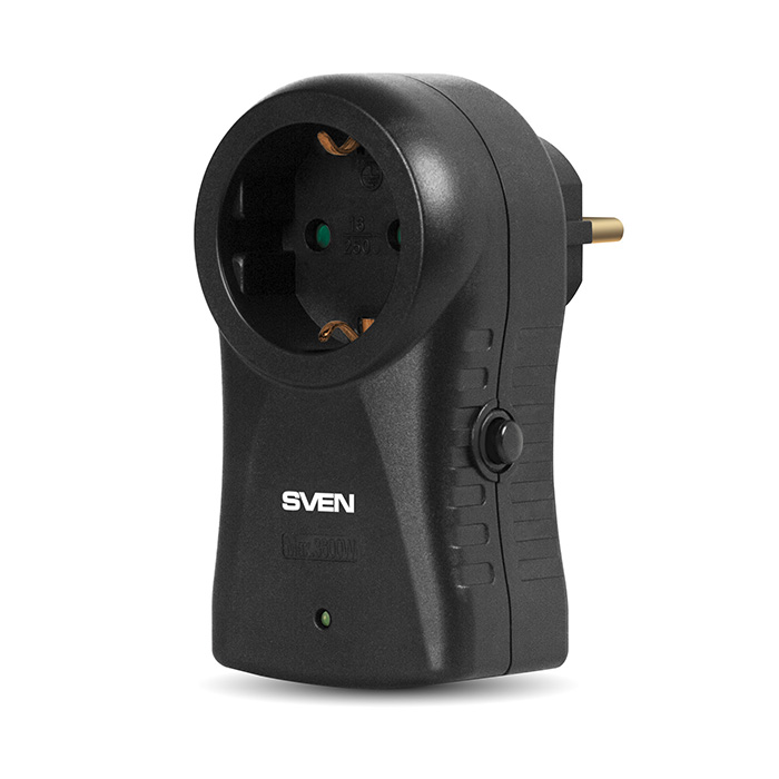 

Сетевой фильтр SVEN SF-S1, 1-розетка, черный (SV-014773), SF-S1
