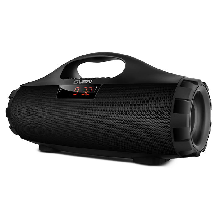 

Портативная акустика SVEN PS-460, 18 Вт, FM, AUX, USB, microSD, Bluetooth, черный (SV-015237), PS-460