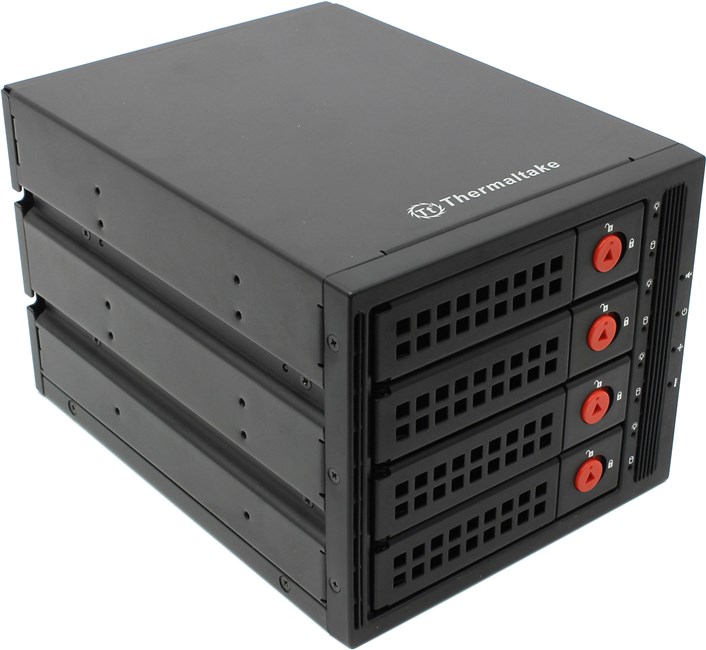 

Мобильное шасси Thermaltake 3.5" в отсек 5.25", черный (ST-007-M31STZ-A2), Max 3504