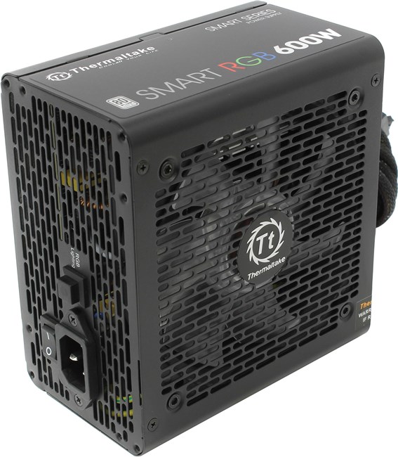 

Блок питания 600 Вт ATX Thermaltake Smart RGB 80+, 120 мм, 80 Plus (PS-SPR-0600NHSAWE-1), Smart RGB 80+