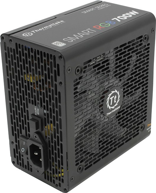 

Блок питания 700 Вт ATX Thermaltake Smart RGB 700 80+, 120 мм, 80 Plus (PS-SPR-0700NHSAWE-1), Smart RGB 700 80+