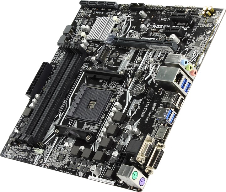 Материнская плата ASUS PRIME A320M-A, SocketAM4, AMD A320, mATX, 583201 ...