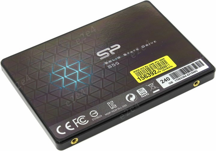 

Твердотельный накопитель (SSD) Silicon Power 240Gb Slim S55, 2.5", SATA3 (SP240GBSS3S55S25)