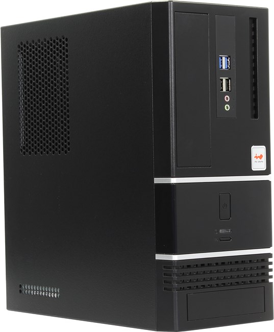 Корпус INWIN BK623U3, mATX, Mini-Tower, 2xUSB 3.0, черный, 400 Вт (6120896)