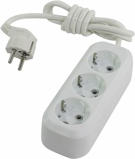 

Удлинитель Smartbuy, 3-розетки, 1.5м, белый (SBE-16-3-1,5-Z)