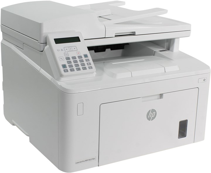 

МФУ лазерный HP LaserJet Pro M227fdn, A4, ч/б, 28стр/мин (A4 ч/б), 1200x1200dpi, дуплекс, АПД-35 листов, факс, сетевой, USB (G3Q79A), M227fdn