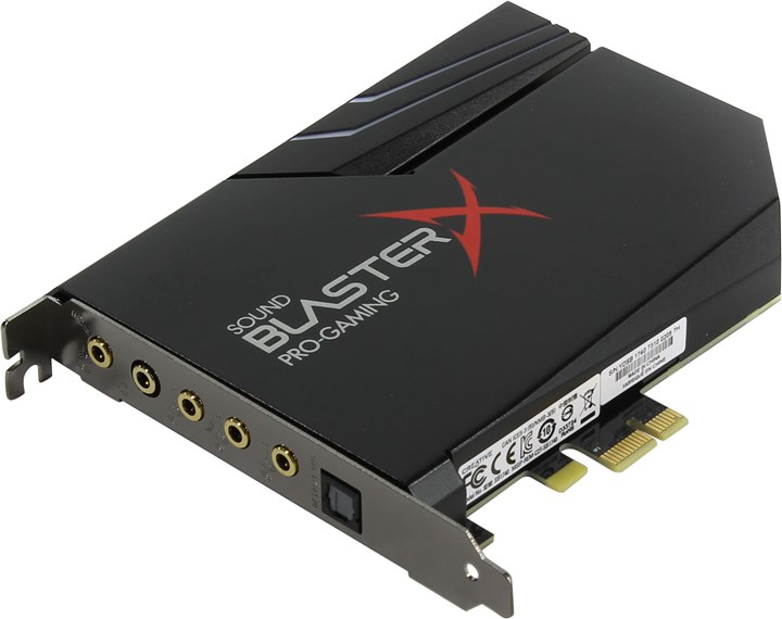 Звуковая карта creative sound blaster x4