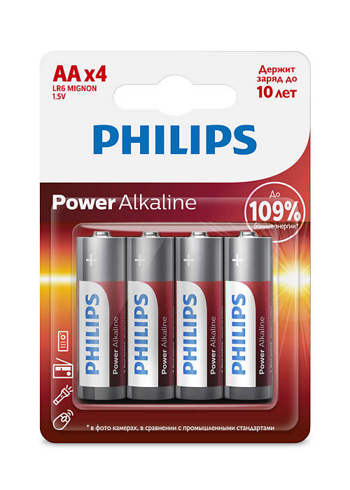 Батарея PHILIPS LR6P4B/51 AA