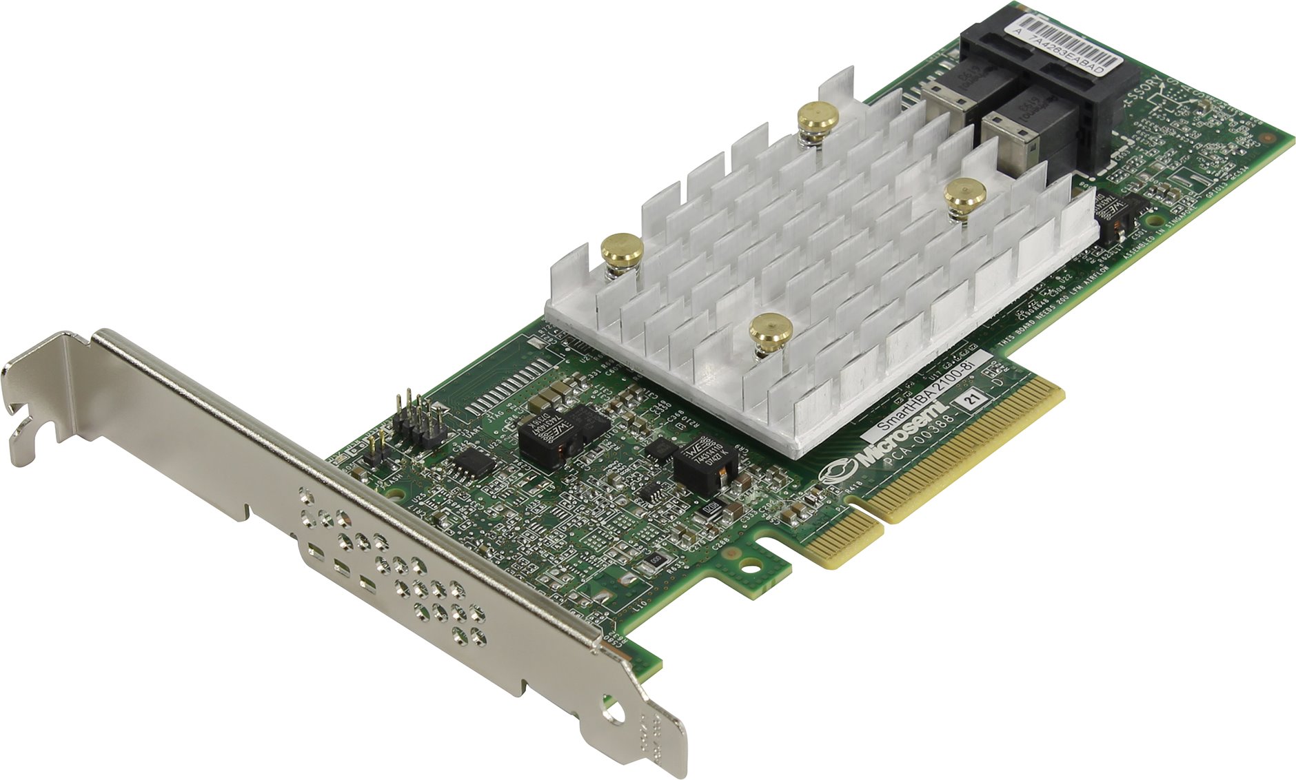 

Контроллер Microsemi Adaptec SmartHBA 2100-8i, SAS/SATA 12G, 8-port (miniSAS HD), RAID 0/1/10/5, PCI-Ex8, SGL (2290400-R), SmartHBA 2100-8i