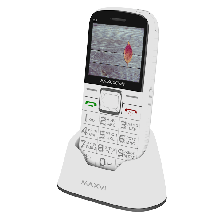 

Мобильный телефон Maxvi B5 2", 176x220 TN, MediaTek MT6261D, 32.8Mb RAM, 32.8Mb Cam, 2-Sim, 1600mAh, белый, B5