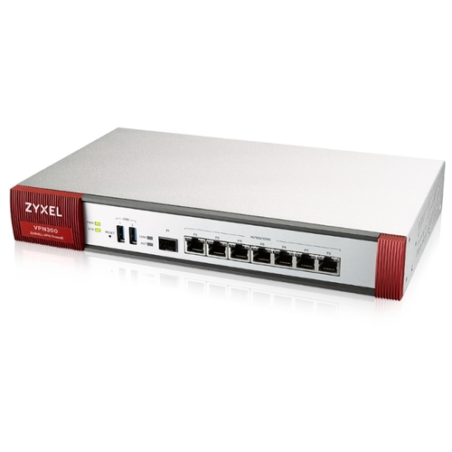 

Маршрутизатор ZyXEL ZyWALL VPN300, LAN: 7x10/100/1000 Мбит/сек, WAN 4x1 Гбит/сек, кол-во SFP/uplink: 1x10/100/1000 Мбит/сек (VPN300-RU0101F), ZyWALL VPN300