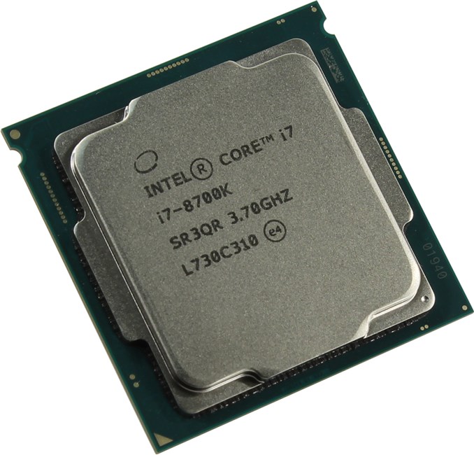 

Процессор Intel Core i7-8700K Coffee Lake, 6C/12T, 3.7 ГГц 12Mb TDP-95 Вт Socket1151 v2 tray (OEM) (Совместимы только с 3хх чипсетами!) (CM8068403358220SR3QR), 8700K