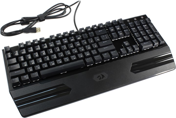 

Клавиатура проводная Defender Redragon Hara, механическая, Outemu Blue, подсветка, USB, черный (74944), Redragon Hara
