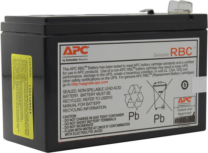 Аккумуляторная батарея для ИБП APC RBC17, 12V, 9Ah